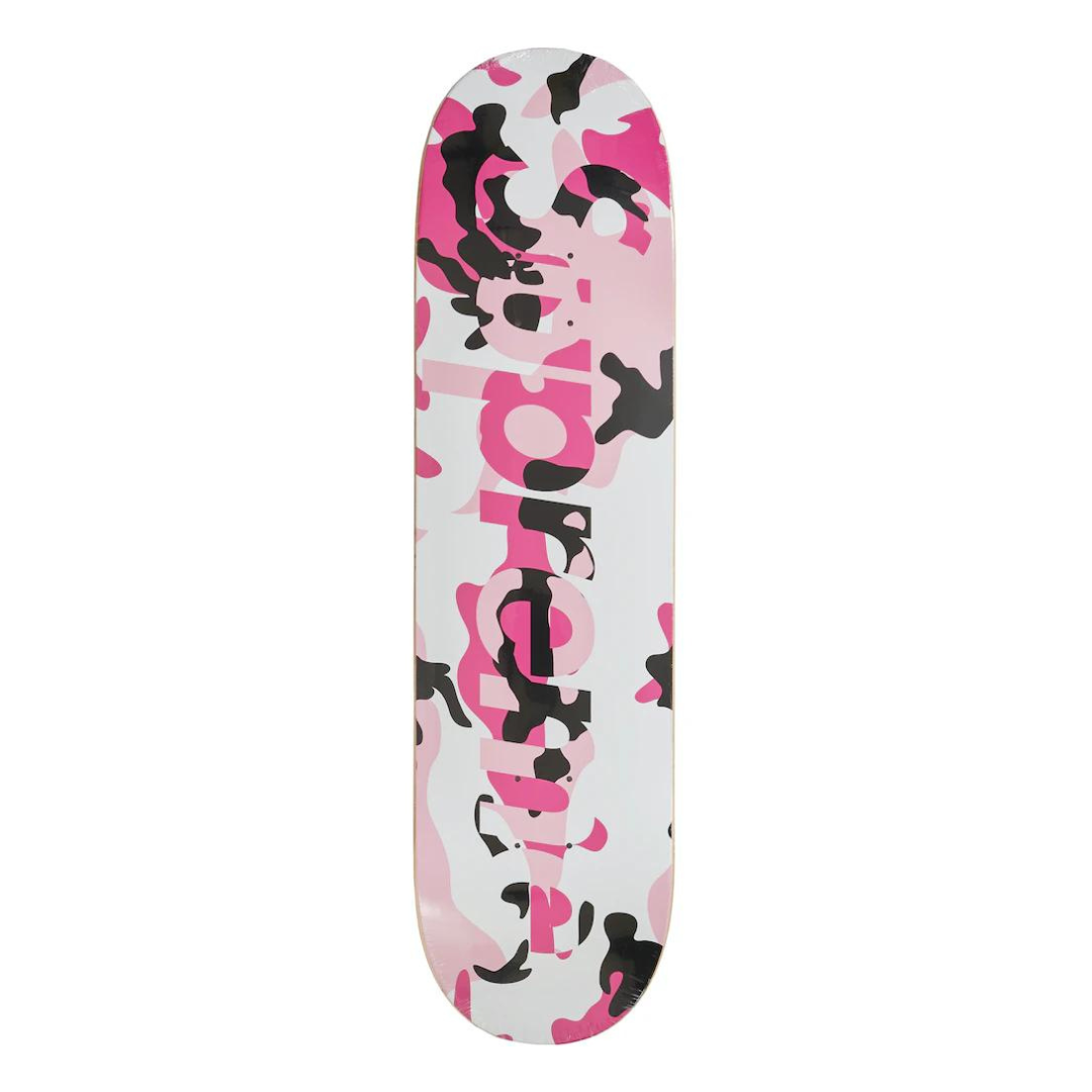 Supreme Camo Logo Skateboard Deck (FW20)