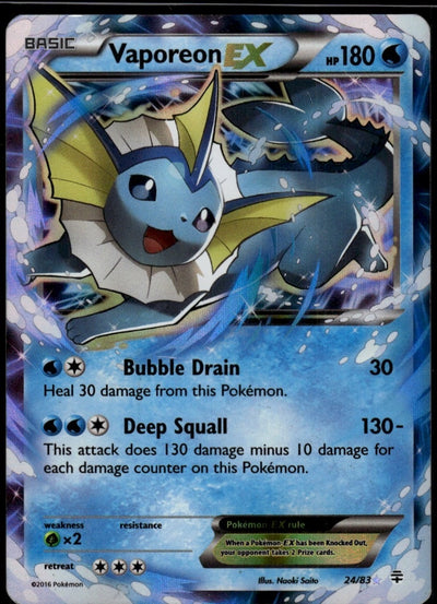 Vaporeon EX - XY: Generations - MP