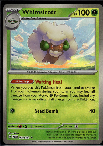Whimsicott - SV: Prismatic Evolutions - NM